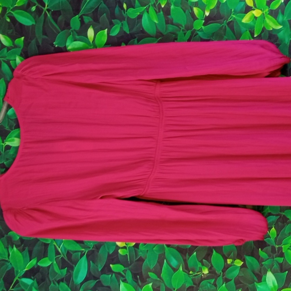 💩 The Drop Shelly Hot Pink Long Dress - Picture 3 of 6